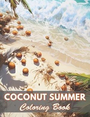 Coconut Summer Coloring Book