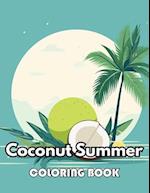 Coconut Summer Coloring Book