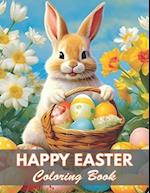 Happy Easter Coloring Book for Kids