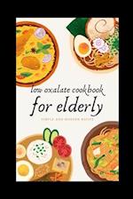 low oxalate cookbook for elderly