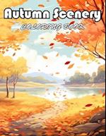 Autumn Scenery Coloring Book