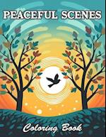 Peaceful Scenes Coloring Book