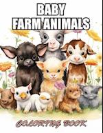 Baby Farm Animals Coloring Book