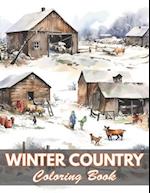 Winter Country Coloring Book