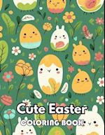 Cute Easter Coloring Book for Kids