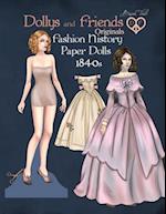 Dollys and Friends Originals Fashion History Paper Dolls, 1840s