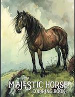 Majestic Horse Coloring Book