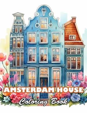 Amsterdam House Coloring Book