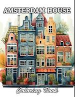 Amsterdam House Coloring Book