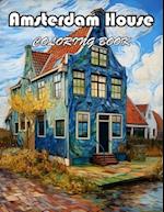 Amsterdam House Coloring Book