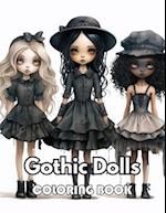 Gothic Dolls Coloring Book