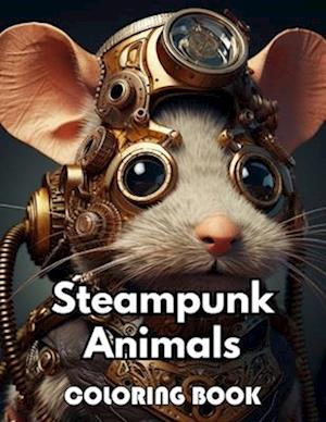 Steampunk Animals Coloring Book