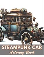 Steampunk Car Coloring Book