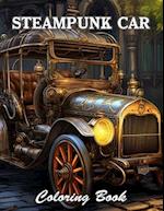 Steampunk Car Coloring Book