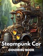 Steampunk Car Coloring Book