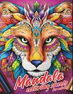 Mandala coloring sheets for adults
