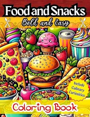 Food And Snacks Coloring Book