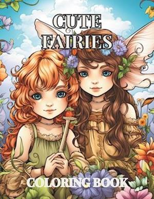 Cute Fairies & Pixies Coloring Book