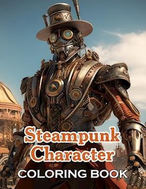 Steampunk Character Coloring Book