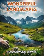 Wonderful Landscapes Coloring Book