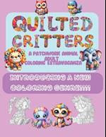 Quilted Critters A Patchwork Animal Adult Coloring Extravaganza