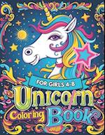 Unicorn Coloring Book for Girls 4-8