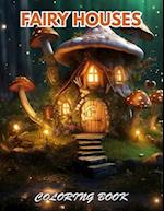 Fairy Houses Coloring Book for Adult