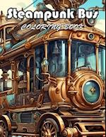 Steampunk Bus Coloring Book