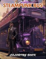 Steampunk Bus Coloring Book
