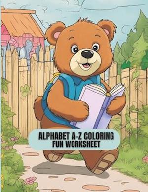 Alphabet A-Z Coloring Fun Worksheet