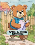 Alphabet A-Z Coloring Fun Worksheet