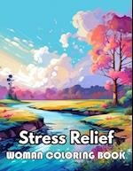 Stress Relief Woman Coloring Book for Adult