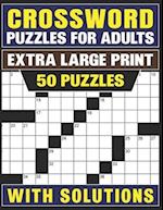 Crossword Puzzles For Adults Extra Large Print