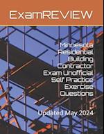 Minnesota Residential Building Contractor Exam Unofficial Self Practice Exercise Questions