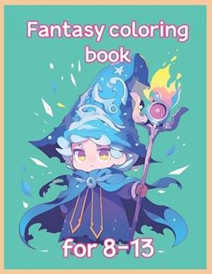 Fantasy coloring book