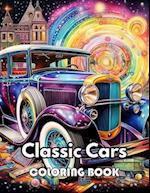 Classic Cars Coloring Book for Adult