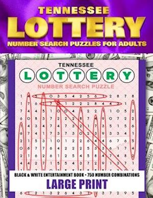 TENNESSEE LOTTERY: Number Search Puzzles For Adults Seniors and Teens