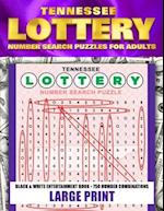 TENNESSEE LOTTERY: Number Search Puzzles For Adults Seniors and Teens 