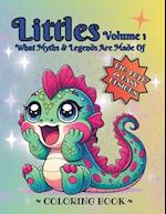 Littles Volume 1, What Myths & Legends Are Made of- a Kawaii style Coloring Book