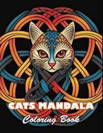 Cats Mandala Coloring Book