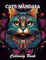 Cats Mandala Coloring Book