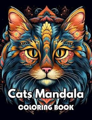 Cats Mandala Coloring Book