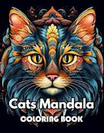 Cats Mandala Coloring Book