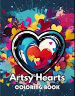 Artsy Hearts Coloring Book