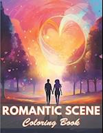 Romantic Scene Coloring Book