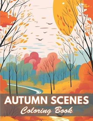 Autumn Scenes Coloring Book