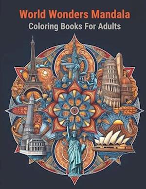 World Wonders Mandala Coloring Book For Adults - Volume I