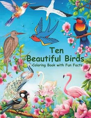 Beautiful Birds Coloring Book for Adults