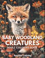 Baby Woodland Creatures Adult Coloring Book