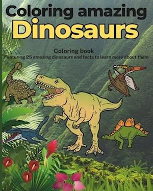 Coloring amazing Dinosaurs